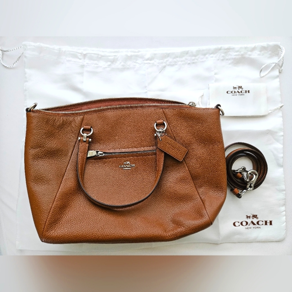 Coach Pebble Prairie Satchel